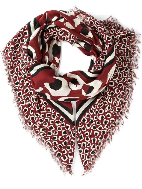 gucci inspired leopard scarf